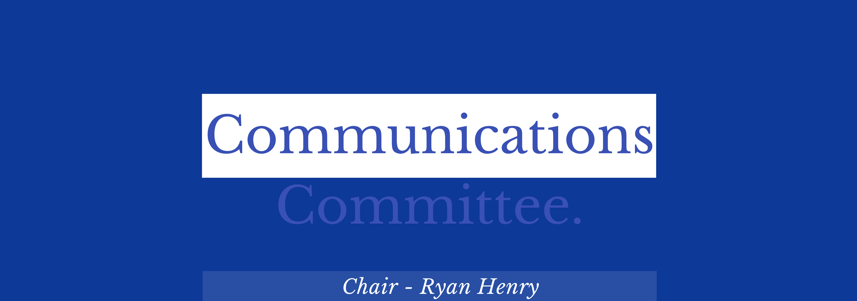 Communications Committee – Government Law Section